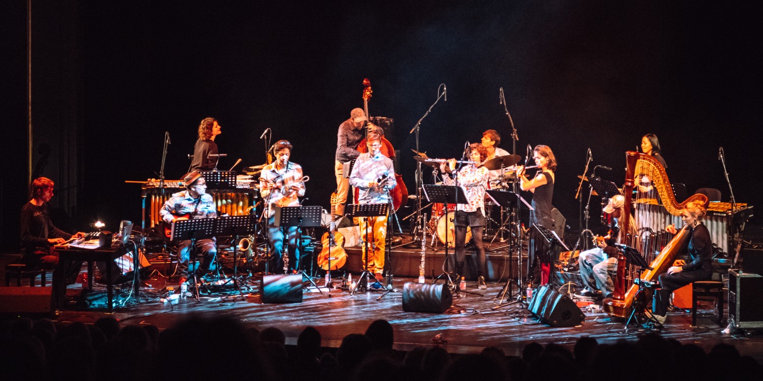Andromeda Mega Express Orchestra live photo by Simon Chmel